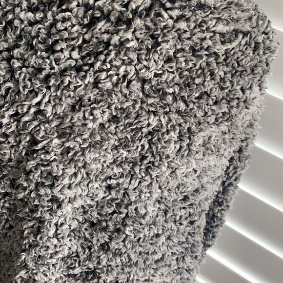 Weatherproof gray nubby soft 3/4 zip up sweater M - Picture 6 of 9